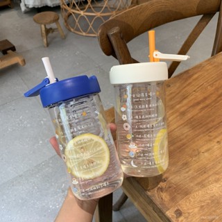 🌞臺灣出貨🌞花茶玻璃杯 550ml 杯子不帶圖案 DIY貼貼紙 吸管玻璃杯耐高溫 水壺 咖啡杯 行杯 咖啡保溫瓶 GGV