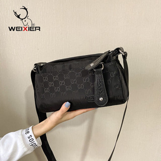 免運🎀2025新款輕便潮流洋氣牛津布女包單肩斜挎包時尚百搭尼龍防水小包包真皮 韓國包包 側揹包 肩揹包 單肩包 斜揹包女