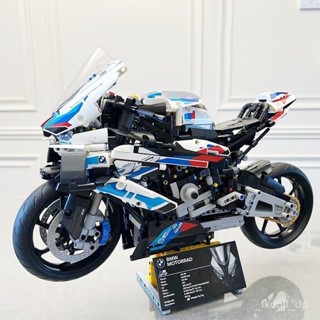 機車積木 機車模型 機車 樂高 積木 lego 相容樂高 寶馬M1000RR 拚裝積木 寶馬機車模型 積木擺件 模型