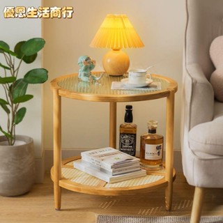 🔷優恩生活商行🔷茶几 茶幾 小圓桌 家用桌 客廳桌 矮桌 小戶型沙發邊幾 床頭小桌子 簡易桌 陽臺桌 迷你桌 邊幾