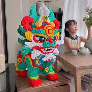 臺灣出貨🏆巨型60CM貔貅積/木古風玩具立體擺件拼圖男孩女孩節日禮物