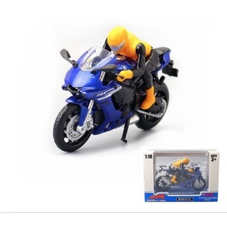 玩具村 1:18 山葉 Yamaha R1 彩珀 摩托車 重機 機車 1/18