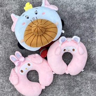 U型枕🎀 超軟可愛卡通動漫小飛象美樂蒂PP棉可拆洗旅行頸枕U型枕