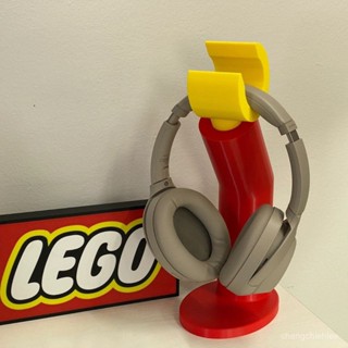 BM-LEGO造型耳機支架 電腦耳機掛架 配件 桌麵支架 置物架 創意3D列印網紅支架 品質生活好物