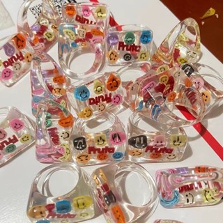 NEKO NK韓國ins調色盤 美甲調色取色笑臉戒指飾品 手指盤拍照工具【小筆精品】