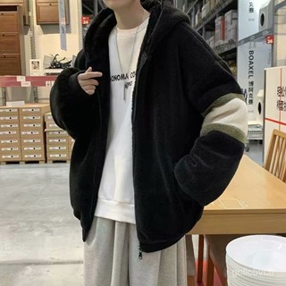 冬季羊羔絨外套 加厚冬裝 棉服 寬鬆chic棉襖 棉衣 毛毛 外套 女生 鋪棉 毛大外套 連帽外套 大外套 保暖 羊羔毛