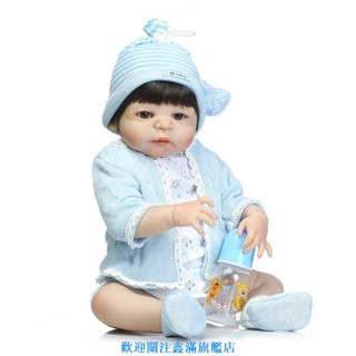 【鑫滿旗艦店】🔥免運🔥新款模擬嬰兒洋娃娃 全膠入水洗澡玩具 模擬娃娃 手工軟矽膠重生娃娃 栩栩如生的乙烯基可洗澡娃娃模擬