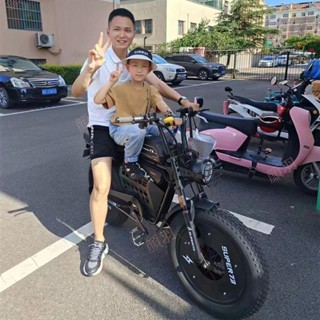 [顔羽amov] 飛鴿電動自行車SUPER73同款平替雪地越野成人學生山地助力電瓶車 限時優惠