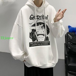 帽t 上衣 帽踢 帽t 男 潮牌帽t 動漫帽t 帽t男 海賊王外套 秋冬季韓版加絨加厚印花時尚男衛衣連帽寬松港風頭男外套