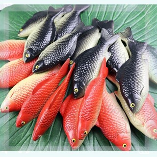 【臺灣發貨】模擬食品 模擬魚 冰箱裝飾 玩具 學校 幼兒餐廳教材 學生寫真塑膠魚 兒童玩具