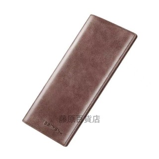 高品質 日韓真皮防刮復古牛皮錢包皮夾 多卡位 信用夾 錢夾 長夾 精品禮物 男用皮夾皮包多卡位 信用夾 錢夾_藤原百貨店