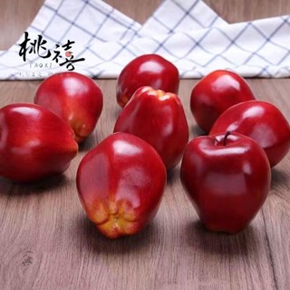 TAOXi 桃禧 | 模擬水果模型假蘋果紅色青蘋果蛇果道具擺件擺設家居拍攝假紅蛇果