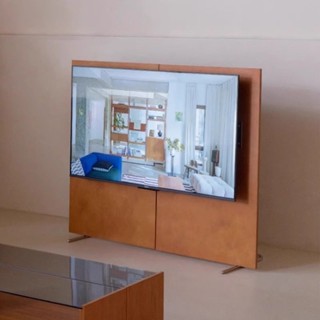 『One home』可移動電視櫃 電視支架 顯示器支架 可移動電視支架臥室客廳家用電視櫃架北歐複古意式簡約顯示器掛架