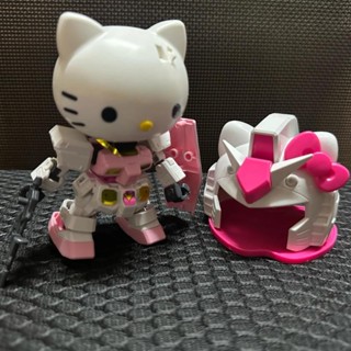 【臺灣熱賣】新品高高SD EX Hello Kitty貓 聯動 Kitty元祖高達 拼裝模型玩具