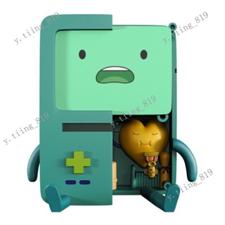 微縮模型 潮玩手辦玩具 lj正版 BMO Adventure Time探險活寶bmo finn jack潮玩手辦玩具公仔