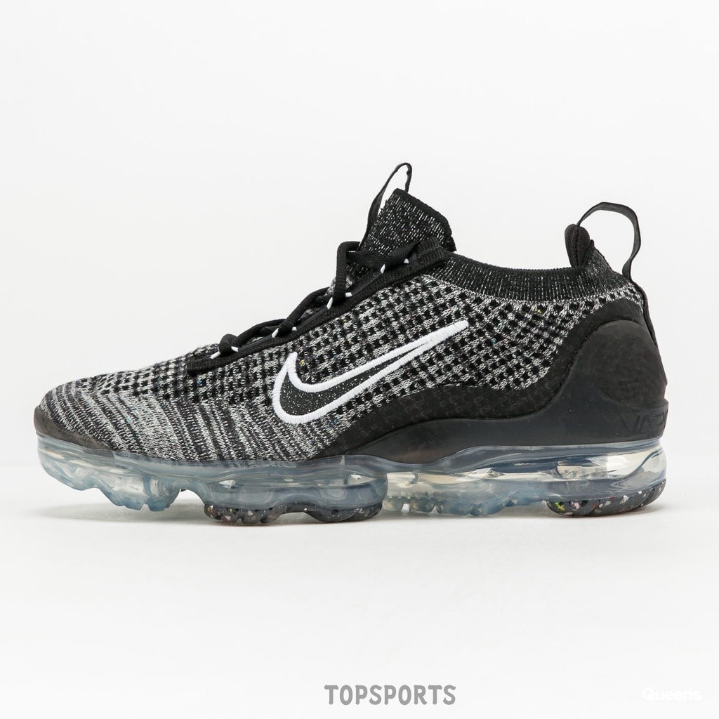 [TPS]Nike 慢跑鞋 Air Vapormax 2021 男女鞋 避震 針織 氣墊 黑白 DH4088-003
