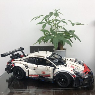 🔥臺灣爆款🔥相容樂高保時捷911跑車模型汽車賽車子玩具禮物