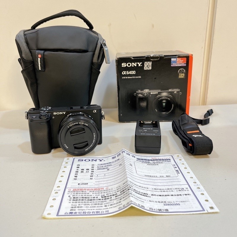 ( 索尼高cp值熱銷apsc ) Sony a6400 16-50mm 可換鏡頭式 無反相機 二手相機 保固半年林相攝影