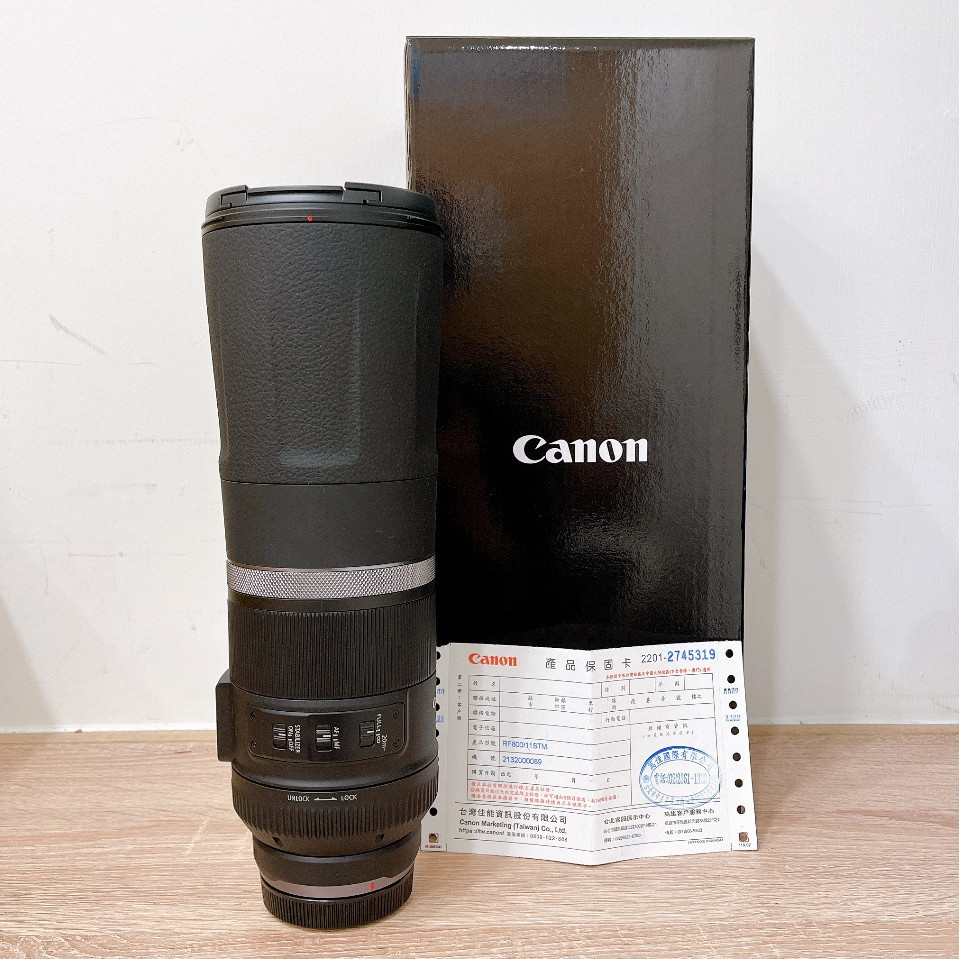 ( 輕巧超望遠定焦鏡頭 ) Canon RF 800mm F11 IS STM  超望遠鏡頭 二手 保固半年 林相攝影