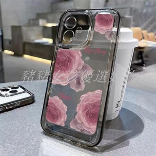 【手機殼精選促銷】【】玫瑰花適用蘋果15Pro手機殼iPhone13promax高階12/11軟殼X/14Pro