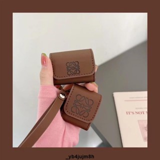 臺灣免運 loewe羅意威皮套AirPods1/2代保護套pro3代蘋果無線藍牙耳機套耳機保護殼 耳帽 耳罩 耳塞 耳套