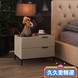 【新品】大佧創意北歐床頭櫃意式極簡鐵藝儲物櫃現代簡約床頭收納櫃環保JJAJ