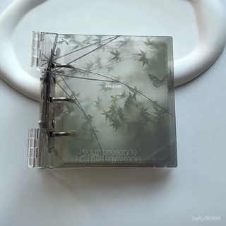 臺灣出貨-春野綠影一宮格亞克力活頁卡冊ins高顏值3寸拍立得相簿小紅書同款