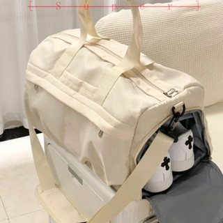 熱賣✨[Super] 旅行包 手提袋 旅行袋 大容量斜挎運動健身包女款乾濕分離大容量手提旅行包外出旅遊行李收納袋