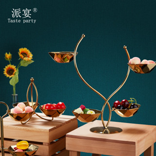 🔥 臺灣 熱賣 蛋糕盤 點心盤 水果盤 託盤 展示架 吐司盤 不銹鋼 水果盤 碟子 下午茶 點心架 盤子 乾果盤