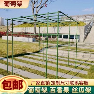 戶外庭院園藝爬藤花架支架庭院 爬藤架 葡萄架子 花架 園藝花支架 植物架 園藝支架 豆角黃瓜架 百香果架戶外搭棚固定桿