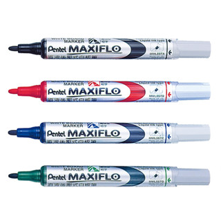 Pentel 飛龍 MWL5S 細字後壓白板筆 圓頭 1.5mm 細字 共四色【金玉堂文具】