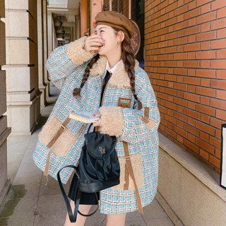 大碼外套 保暖風衣 防寒加厚外套 冬季外套 韓版大衣 麵包外套 新款羽絨服 防風大衣 羊毛羔外套 寬鬆羽絨服 外套 大衣