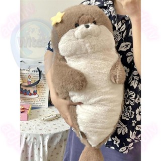 爆款 呆萌海豹娃娃 原創海豹毛絨玩具 海洋玩偶 可愛床上抱著睡海獺玩偶超柔軟公仔男女生日禮物 WS精選