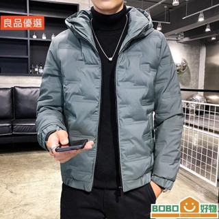 BOB好物❤【三色入】M5XL韓版男生外套 素色棉衣外套 冬季加厚保暖鋪棉外套 [lb008]羽絨棉服 連帽外套 夾克外