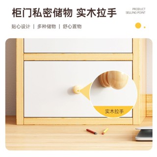 臺灣新百利#辦公桌面置物架學生書桌收納櫃化妝品儲物櫃桌上書架工位轉角書櫃#熱銷