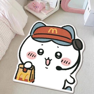 【居家優品】吉伊卡哇chiikawa臥室床邊可愛地毯加厚仿羊絨腳墊客廳沙發地墊 吉伊卡哇周邊 交換禮物 烏薩奇小八