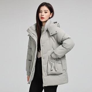 e商慧源【百貨】羽絨棉服女中長款冬季韓版加厚時尚棉衣2024新款寬松顯瘦棉襖外套棉服
