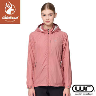 【Wildland 荒野 女 輕量刷毛防風保暖外套《乾燥玫瑰》】0B22907/軟殼外套/機能外套