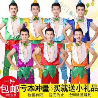 錶演衣服 角色扮演服 葫蘆娃cos 成人卡通套裝 成人葫蘆娃演出服裝六一服兒童葫蘆娃錶演服年會男女大人環保衣服