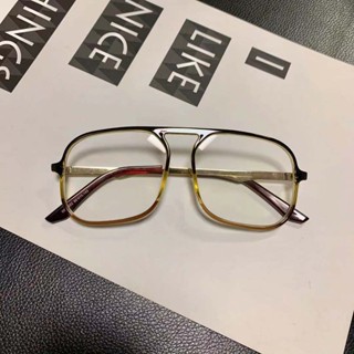 近視眼鏡 雙槓眼鏡 大框眼鏡 大臉眼鏡 眼鏡 眼鏡男 時尚同款 濾藍光眼鏡 超大框眼鏡 網紅平光鏡 素顏眼鏡