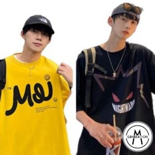 【M世代】短袖t恤男潮牌潮流新款網紅短袖寬鬆個性ins夏裝 寬鬆T恤 男女情侶上衣 衣服