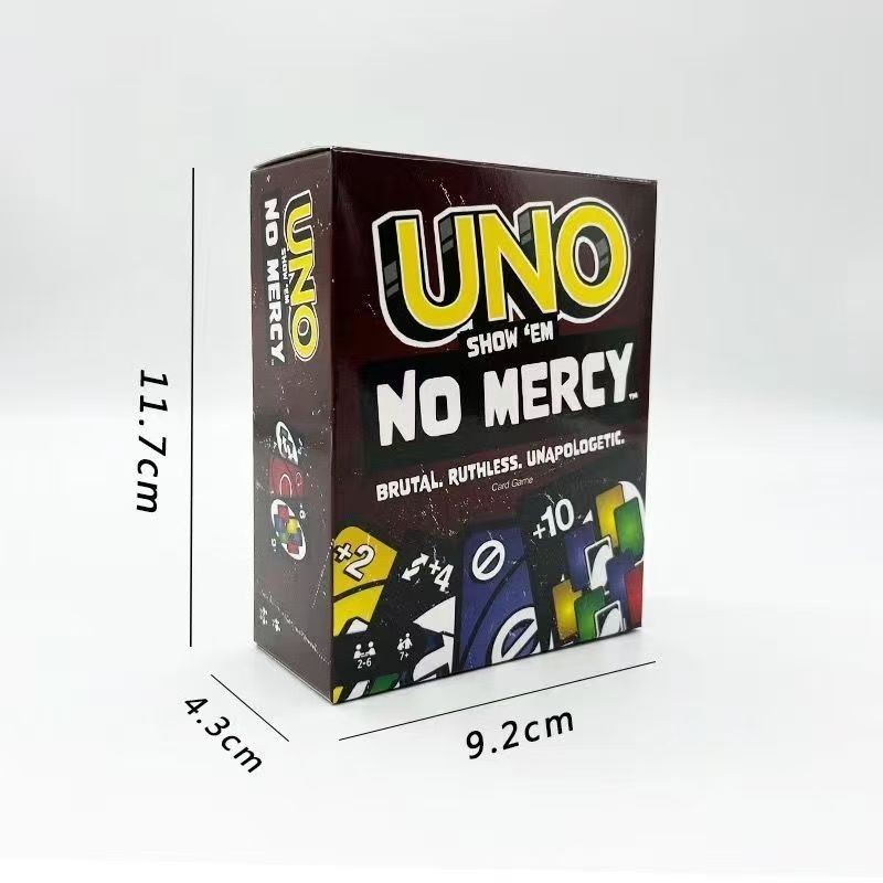 絶不留情 NO MERCY 桌遊UNO紙牌168張 家庭派對桌遊 遊戲UNO紙牌