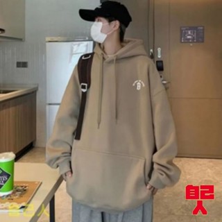 【自己人】M-5XL 大尺碼 長袖帽t 大學t 連帽衛衣 情侶衣服 連帽衛衣 休閒百搭長袖上衣(BTGW191