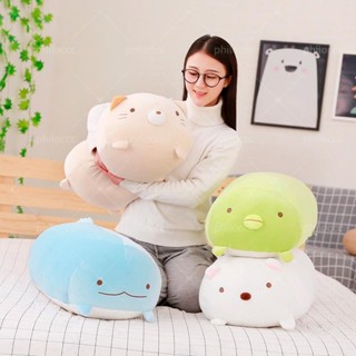 促銷❤卡通可愛角落生物公仔咪絨毛玩具超軟玩偶娃娃床上睡覺長條枕羽絨棉抱枕大號安撫布娃娃沙發靠墊女生交換生日禮物