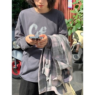 Codibook｜韓國 DAILYJOU 塞莉蒙圖案印花寬鬆長袖上衣［預購］長袖上衣 大學T 女裝