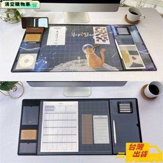 🎁臺灣出貨🔥滑鼠墊 商務辦公家用防水桌墊 皮革pvc材質 防滑處理 輕奢高階感筆記本電腦桌墊 辦公室免洗防水防油書桌墊子