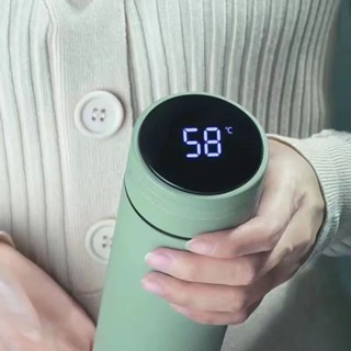 節日特賣保溫杯細長款智慧測溫316不銹鋼男女款高顏值保溫杯保溫水杯ins 外出水壺水杯保溫杯保溫水壺