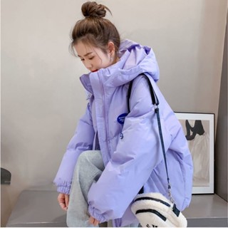 【免運出貨】外套女 2024新款麵包服 女生厚外套 女潮ins秋冬季加厚中長款 加大羽絨外套