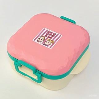 便當盒 日係餐盒 保鮮餐盒 保溫飯盒 餐盒 日式多層馬卡龍色係便噹盒高顔值學生上班族分格保溫大容量便噹盒