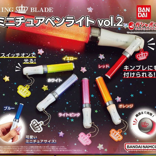臺灣出貨✨ 手辦公仔 日本 BANDAI KING BLADE牌 筆形應援棒2彈 髮光扭蛋 生日禮物 交換禮物